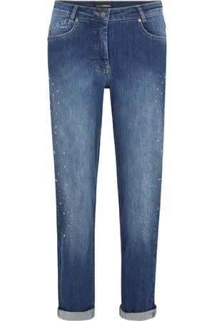 Doris Streich Damen, Jeans, Blau, SGröße: