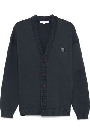 Maison Kitsuné Herren, Strickwaren, Blau, SGröße: