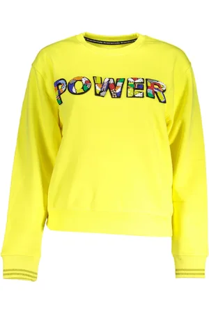 Desigual Damen, Sweatshirts & Hoodies, Gelb, XLGröße: