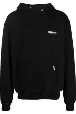 Represent Herren, Sweatshirts & Hoodies, Schwarzk, SGröße:
