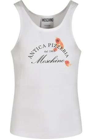 Moschino Herren, Oberteile, Weiß, MGröße: