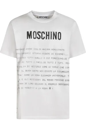 Moschino Herren, Oberteile, Weiß, SGröße: