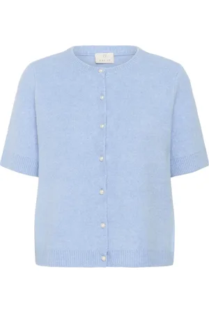 Kaffe Damen, Strickwaren, Blau, LGröße: