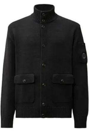 C.P. Company Herren, Strickwaren, Schwarzk, XLGröße: