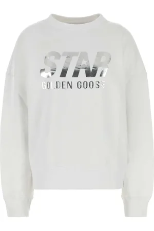 Golden Goose Damen, Sweatshirts & Hoodies, Weiß, MGröße: