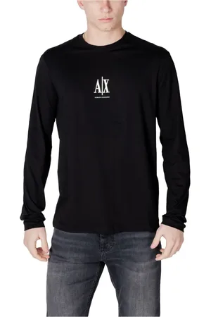 Armani Exchange Herren, Oberteile, Schwarzk, SGröße: