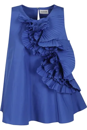 P.A.R.O.S.H. Damen, Oberteile, Blau, XSGröße: