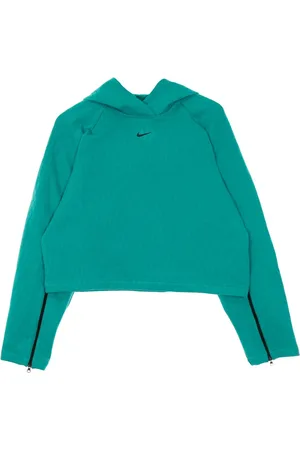 Nike Damen, Sweatshirts & Hoodies, Grün, LGröße: