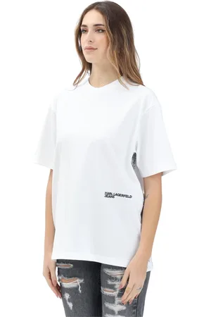 Karl Lagerfeld Damen, Oberteile, Weiß, MGröße: