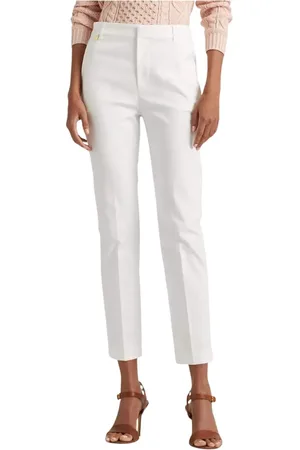 Ralph Lauren Damen, Hosen, Weiß, 2XLGröße: