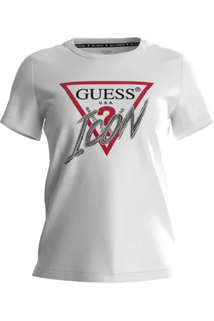 Guess Damen, Oberteile, Weiß, LGröße: