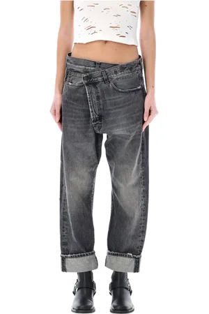 R13 Damen, Jeans, Schwarzk, W25Größe: