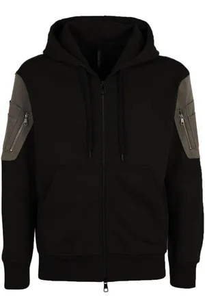 Neil Barrett Herren, Sweatshirts & Hoodies, Schwarzk, LGröße: