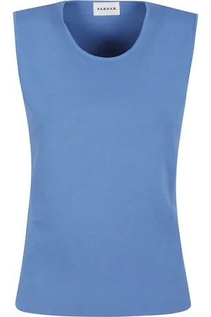 P.A.R.O.S.H. Damen, Oberteile, Blau, XSGröße: