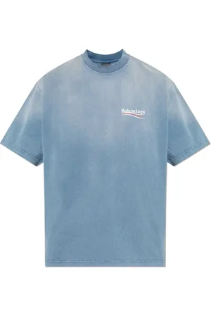 Balenciaga Herren, Oberteile, Blau, SGröße: