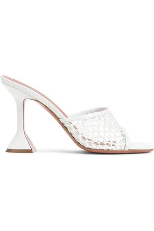 Amina Muaddi Damen, Schuhe, Weiß, 37 EUGröße: