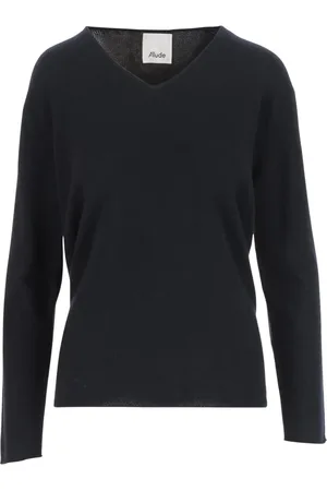 Allude Damen, Strickwaren, Schwarzk, MGröße: