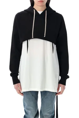 Rick Owens Damen, Sweatshirts & Hoodies, Schwarzk, SGröße: