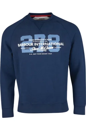 Barbour Herren, Sweatshirts & Hoodies, Blau, LGröße: