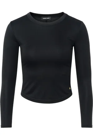 ANINE BING Damen, Oberteile, Schwarzk, SGröße: