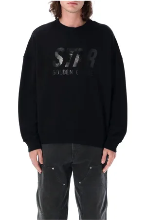 Golden Goose Herren, Sweatshirts & Hoodies, Schwarzk, LGröße: