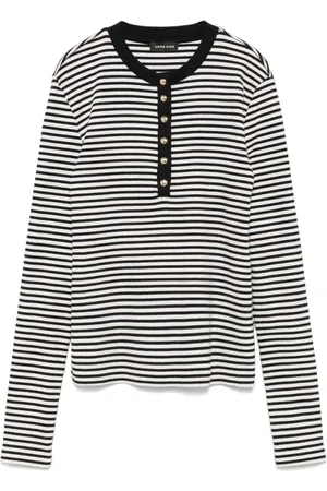 ANINE BING Damen, Oberteile, Schwarzk, LGröße: