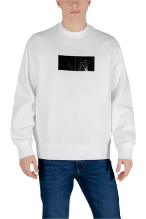 Armani Exchange Herren, Sweatshirts & Hoodies, Weiß, SGröße: