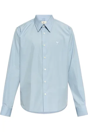Ami Herren, Shirts, Blau, MGröße: