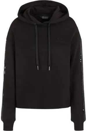 Armani Exchange Damen, Sweatshirts & Hoodies, Schwarzk, XSGröße:
