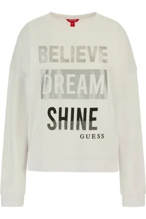 Guess Herren, Sweatshirts & Hoodies, Weiß, MGröße: