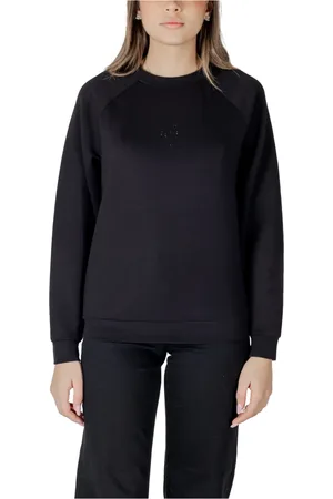 Armani Exchange Damen, Sweatshirts & Hoodies, Schwarzk, SGröße: