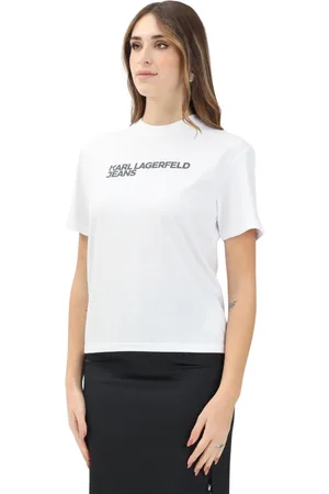 Karl Lagerfeld Damen, Oberteile, Weiß, LGröße: