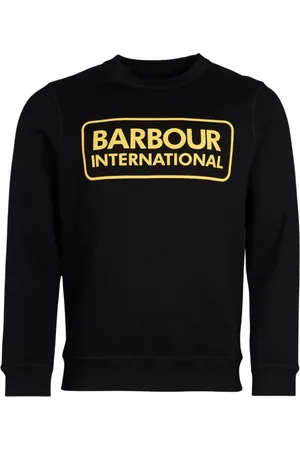 Barbour Herren, Sweatshirts & Hoodies, Schwarzk, SGröße: