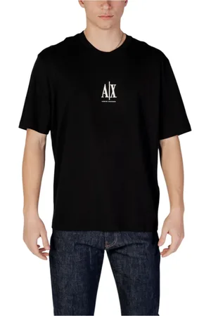 Armani Exchange Herren, Oberteile, Schwarzk, MGröße: