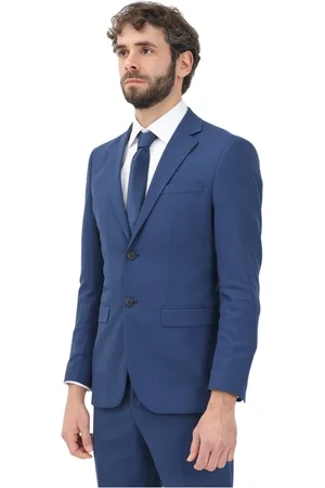 SELECTED Herren, Anzüge, Blau, LGröße: