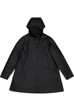 Rains Damen, Jacken, Schwarzk, XSGröße: