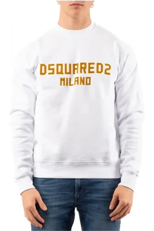 Dsquared2 Herren, Sweatshirts & Hoodies, Weiß, XLGröße: