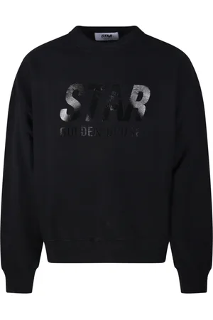 Golden Goose Herren, Sweatshirts & Hoodies, Schwarzk, LGröße: