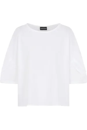 Emporio Armani Damen, Oberteile, Weiß, MGröße: