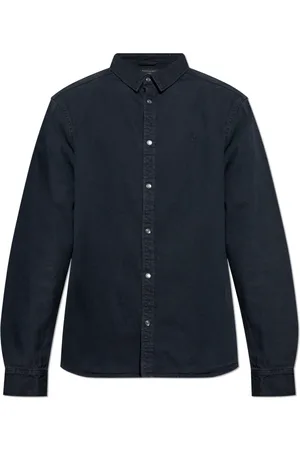 AllSaints Herren, Shirts, Blau, MGröße: