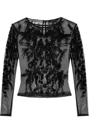 AllSaints Damen, Oberteile, Schwarzk, 2XSGröße: