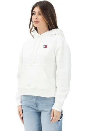 Tommy Hilfiger Damen, Sweatshirts & Hoodies, Weiß, MGröße: