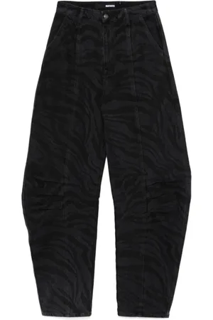 ROTATE Damen, Jeans, Schwarzk, XSGröße: