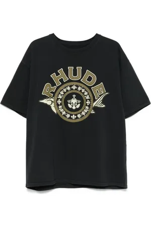 Rhude Herren, Oberteile, Schwarzk, SGröße: