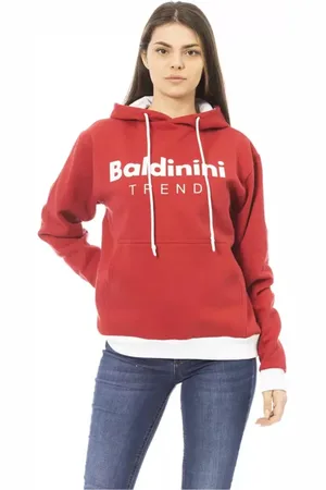 BALDININI Damen, Sweatshirts & Hoodies, Rot, XLGröße: