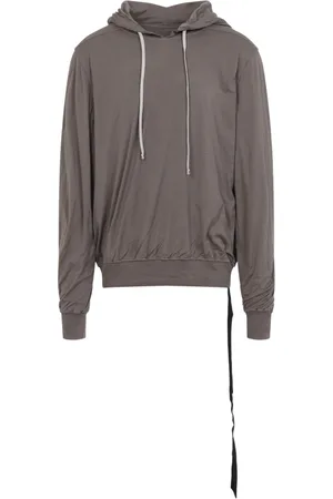 Rick Owens Herren, Sweatshirts & Hoodies, Grau, SGröße: