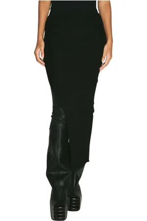 Rick Owens Damen, Röcke, Schwarzk, SGröße: