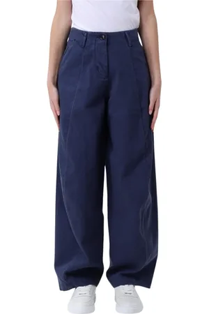 Emporio Armani Damen, Hosen, Blau, SGröße: