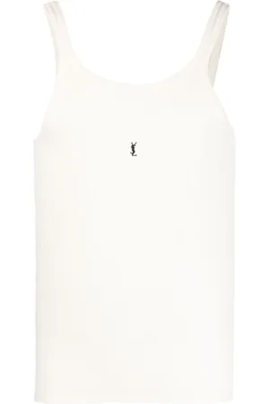 Saint Laurent Herren, Oberteile, Weiß, 2XLGröße: