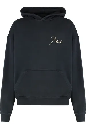 Rhude Herren, Sweatshirts & Hoodies, Schwarzk, MGröße: